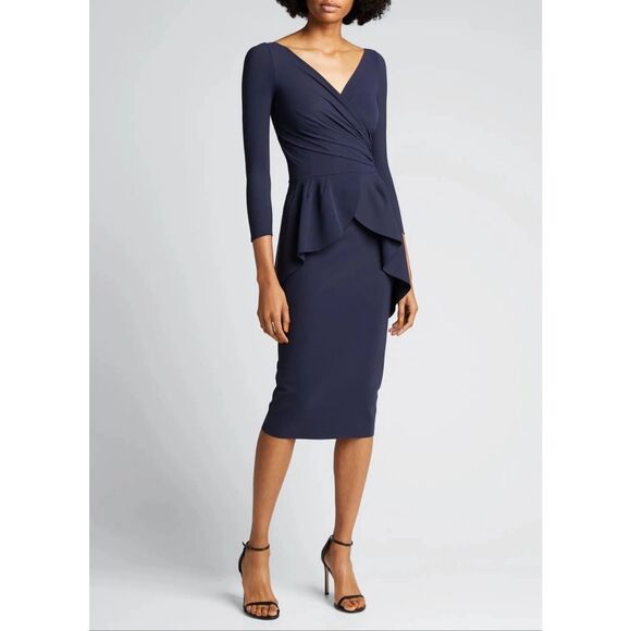 Chiara Boni Dresses & Skirts - NWT Chiara Boni La Petite Robe Duth Peplum Dress US 12 $695
